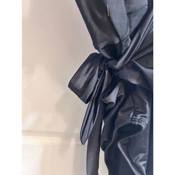 Women's We Are Hah Swimsuit M Black wrap and ruched - Picture 3 of 12